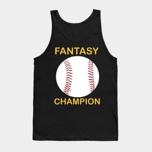 Fantasy Baseball Champion Tank Top